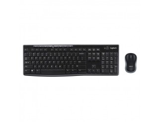 Kомплект безжични клавиатура с мишка Logitech MK270, 2.4 GHZ, Черен