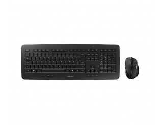 Комплект клавиатура с мишка CHERRY DW 5100, безжичен, 2.4 GHz, Черен