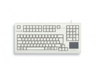 Компактна жична клавиатура CHERRY G80-11900 с Trackball, сива