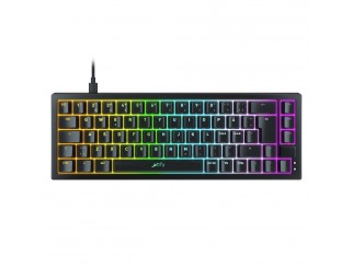 Геймърскa механична клавиатура XTRFY K5 Black, 65% Hotswap RGB US Layout Kailh Red