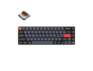 Геймърска Механична клавиатура Keychron K7 Pro QMK/VIA 65% Hot-Swappable Low Profile Gateron Red Switch RGB Backlight