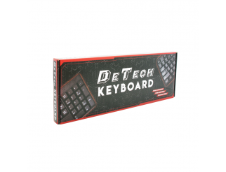 Клавиатура DeTech DE6079, USB, Кирилизирана, Черен 