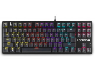Геймърска механична клавиатура Spartan Gear Lochos 2 TKL, Черна