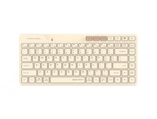 A4tech FBK26C AS Cafe Latte Fstyler безжичнa мини тиха клавиатура, Multi-mode, кирилизирана