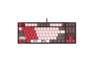 А4tech Геймърска механична  клавиатура Bloody Naraka S87  TKL Backlit red switch , USB