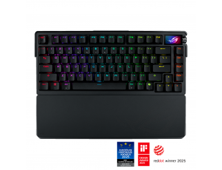 Геймърска безжична Клавиатура ASUS ROG Azoth Extreme - ROG NX Mechanical Switch Snow