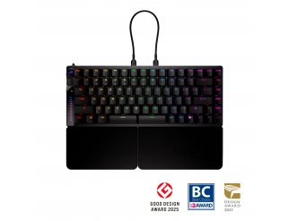 Геймърска безжична Клавиатура ASUS ROG Falcata 75% - ROG HFX V2 Magnetic Switch