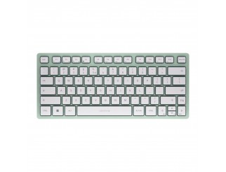 Безжична клавиатура CHERRY KW 7100 MINI BT, Bluetooth, Бледозелена