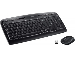 Kомплект клавиатура с мишка Logitech MK330, Безжичен, 2.4 GHz, Черен