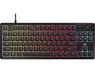 Геймърскa мембранна клавиатура Corsair K55 Core RGB - TKL