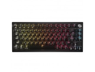 Геймърскa безжична/блутут механична клавиатура Corsair K65 Plus RGB 75% , Corsair MLX Fusion Tactile Yellow суич