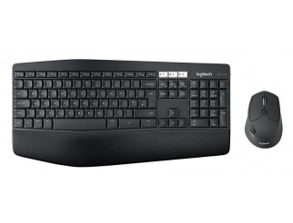 Kомплект клавиатура с мишка Logitech MK850, Безжичен, Bluetooth, 2.4 GHz, Черен