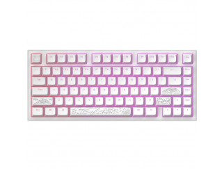 Геймърскa механична клавиатура Dark Project ALU81A Terra Nostra White RGB