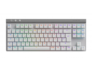 Безжична геймърска клавиатура Logitech G515 Lightspeed TKL White