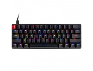 Геймърска механична клавиатура Glorious GMMK Black Compact - Gateron Brown Switches,  US-Layout