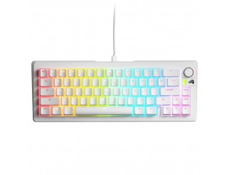 Геймърска механична клавиатура Glorious GMMK 3 65% White - Fox HE Switches