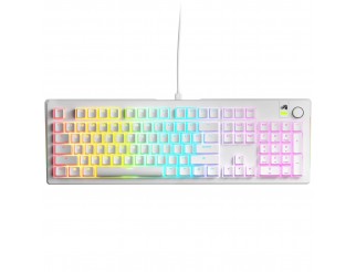Геймърска механична клавиатура Glorious GMMK 3 100% White - Fox Linear Switches