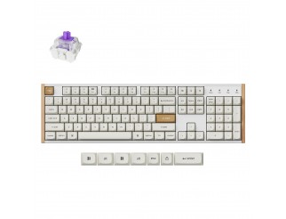 Геймърска безжична Механична клавиатура Keychron K10 HE Magnetic Switch - White Special Edition