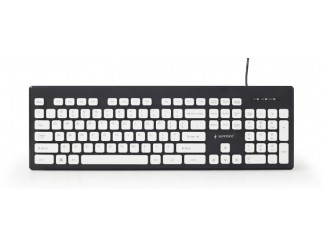 Клавиатура GEMBIRD KB-CH-01, \"Chocolate\" keyboard, USB, black