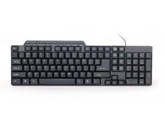 Клавиатура Gembyrd KB-UM-104, BG Compact multimedia 111-keys black  130 cm