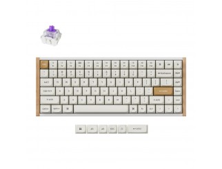 Геймърска механична клавиатура Keychron K2 HE Special Edition White - Wireless