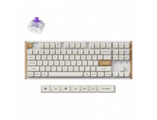 Геймърска Механична клавиатура Keychron K8 HE Magnetic Switch - White Special Edition