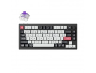 Механична клавиатура Keychron Q1 HE QMK 75% Carbon Black - Wireless