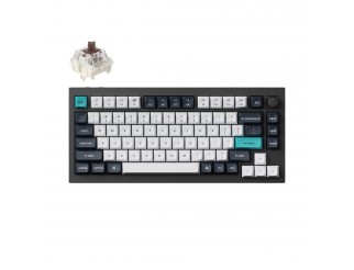 Безжична механичка клавиатура Keychron Q1 MAX Gateron Jupiter Brown Switch - Carbon Black