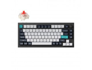 Безжична механичка клавиатура Keychron Q1 MAX Gateron Jupiter Red Switch - Carbon Black