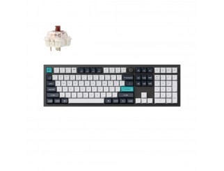 Безжична механичка клавиатура Keychron Q6 MAX Gateron Jupiter Brown Switch - Carbon Black