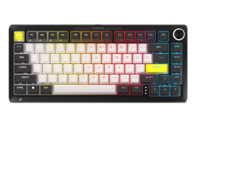 Геймърска клавиатура CORSAIR MAKR PRO 75 Hall Effect Gaming Keyboard, Carbon, MGX Hyperdrive (CH-...