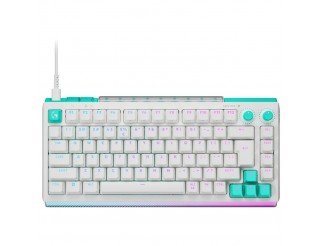 Геймърска механична клавиатура Logitech G512 X 75 - Dual Swap Analog/Mechanical Switch - White