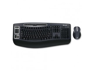 Комплект Microsoft 5000 Wireless Desktop Ultra-thin Keyboard and High-definition Optical Mouse Black Ref (69C-00006)