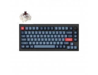 Механична клавиатура Keychron V1 MAX QMK 75% Carbon Black - Wireless