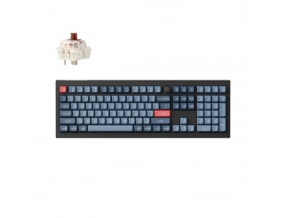 Механична клавиатура Keychron V6 MAX QMK Carbon Black - Wireless, Full-Size