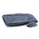 Комплект мишка и клавиатура, ZornWee WK-310, Безжични, Водоустойчиви, Черен 