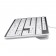 Клавиатура Rossano сивo-бяла, USB, безшумни клавиши