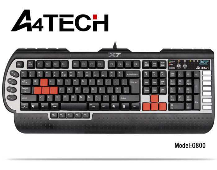 Клавиатура A4 TECH G800V Геймърска клавиатура - keyboard.bg